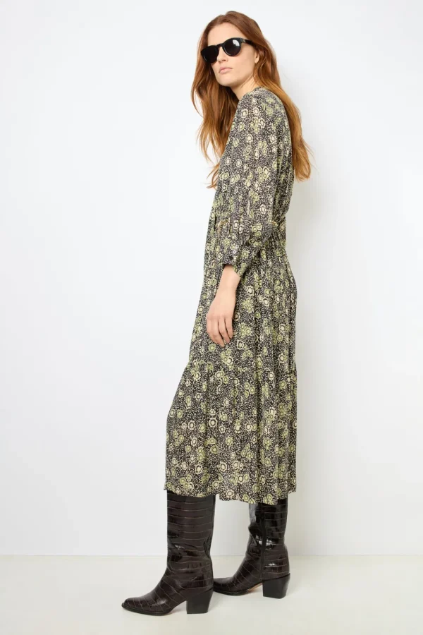 Flash Sale Floral fluid maxi dress - SOLYA Dresses