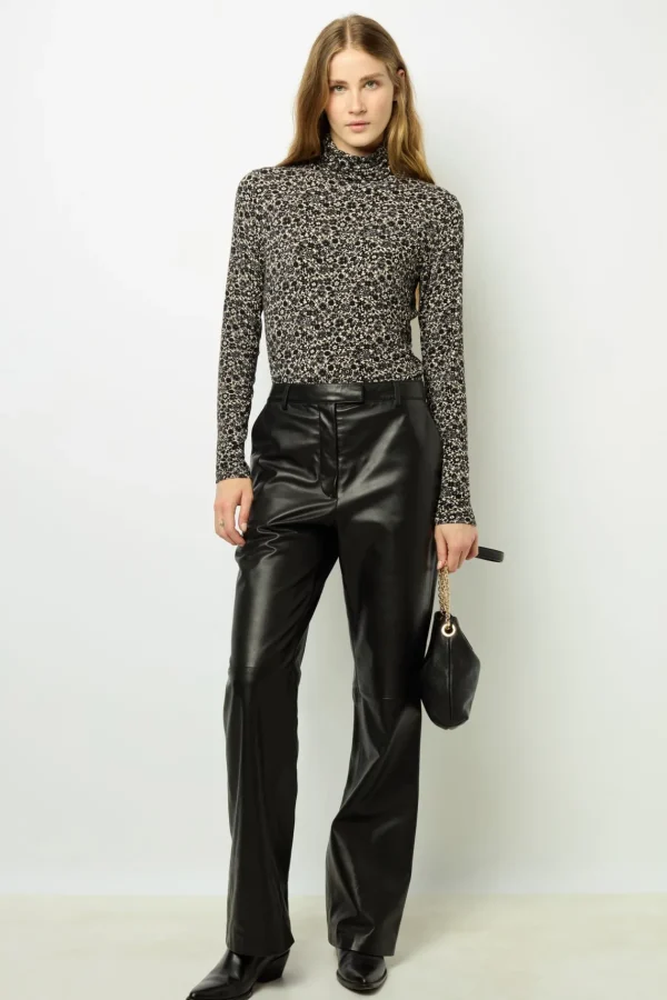 Cheap Floral turtleneck sweater - AURELIE Tops & T-Shirts