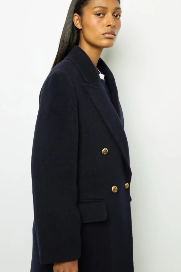 Sale Full-length coat in wool and alpaca blend - LARISSE Coats | Suits & Outfits