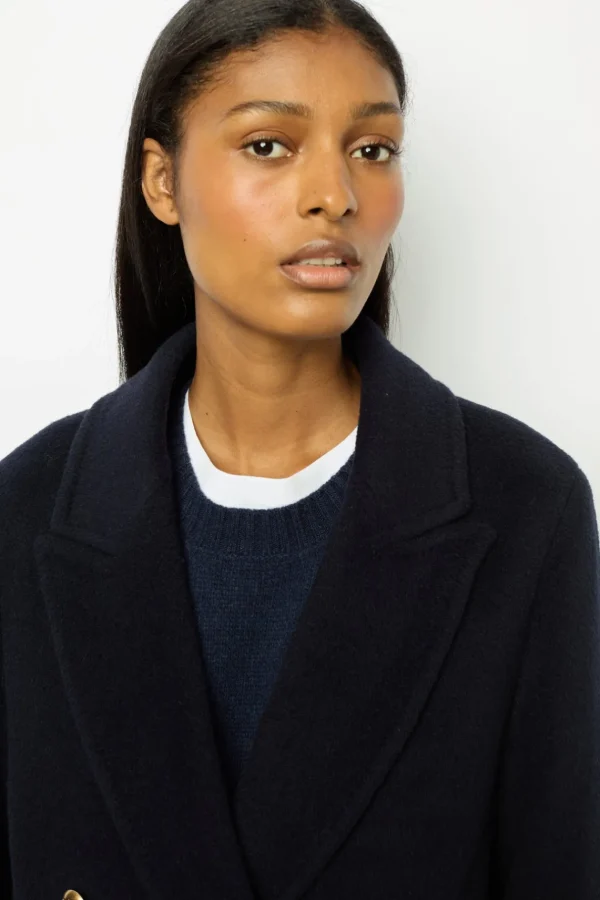 Sale Full-length coat in wool and alpaca blend - LARISSE Coats | Suits & Outfits