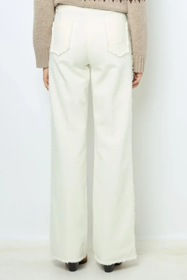 Fashion Geometric wool sweater - JANINA Trousers