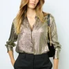 Hot Gold-tone shirt - BRUNA Shirts & Blouses