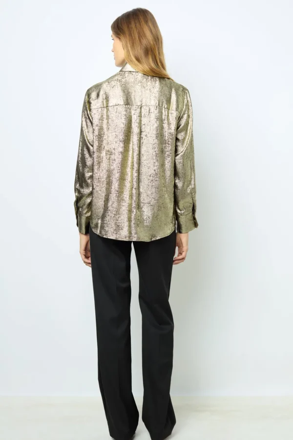 Hot Gold-tone shirt - BRUNA Shirts & Blouses
