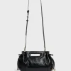 Outlet Handbag in crumpled leather - MINI DANY Shoulder Bags