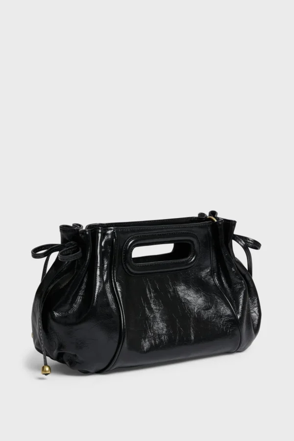 Outlet Handbag in crumpled leather - MINI DANY Shoulder Bags