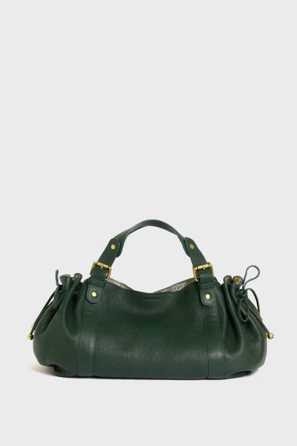 Online Handbag in leather metallic inside - 24H The Iconic 24H | Handbag