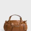 Outlet Handbag in leather with pocket - ST GERMAIN Handbag