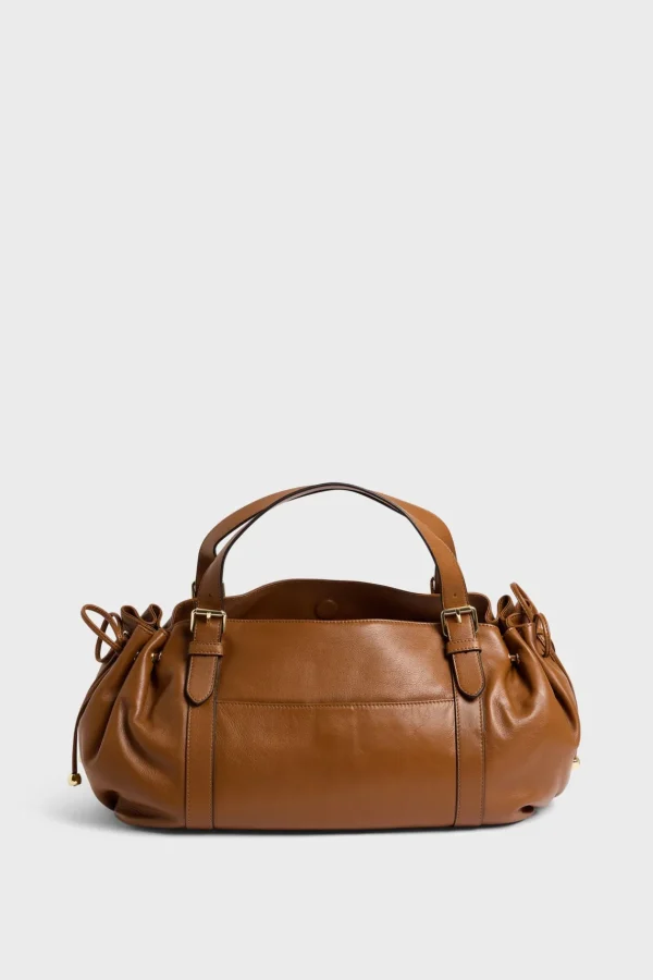 Outlet Handbag in leather with pocket - ST GERMAIN Handbag