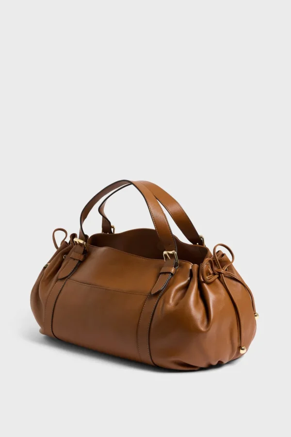 Outlet Handbag in leather with pocket - ST GERMAIN Handbag