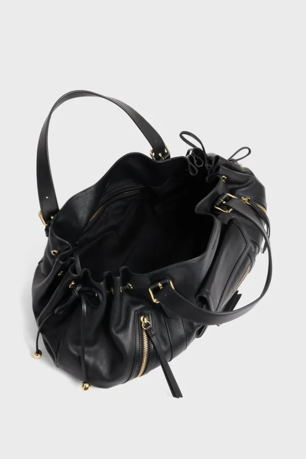 Flash Sale Handbag in leather with zipped pocket - ST GERMAIN The Iconic 24H | Handbag