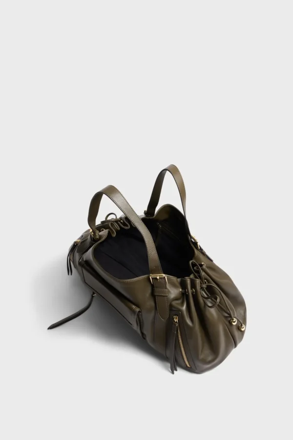 Online Handbag in leather with zipped pocket - ST GERMAIN The Iconic 24H | Handbag