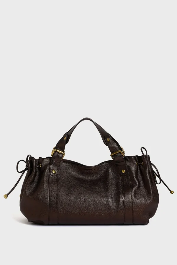 Outlet Handbag in metallic leather - 24H The Iconic 24H | Handbag