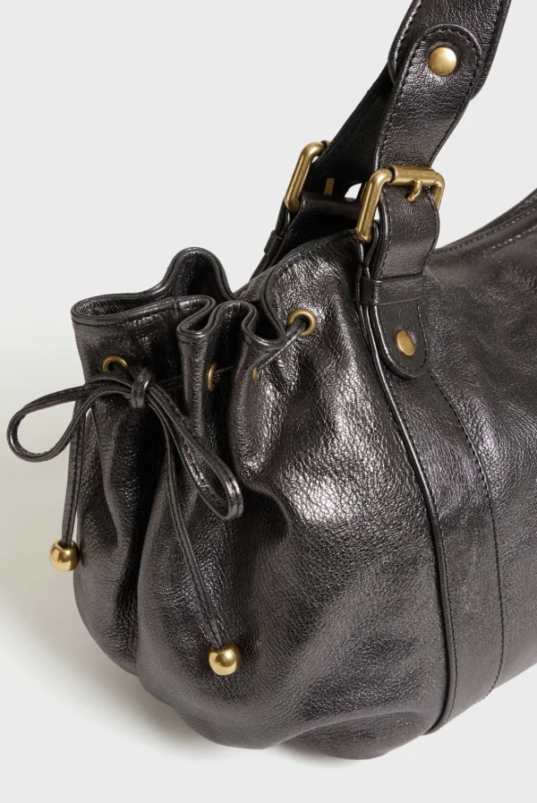 Hot Handbag in metallic leather - 24H The Iconic 24H | Handbag