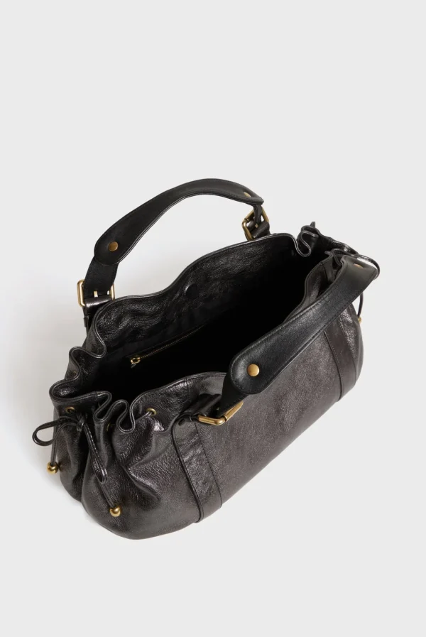 Hot Handbag in metallic leather - 24H The Iconic 24H | Handbag