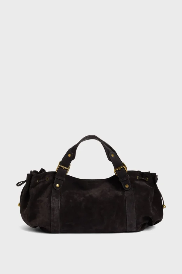 Sale Handbag in suede leather - 24H The Iconic 24H | Handbag