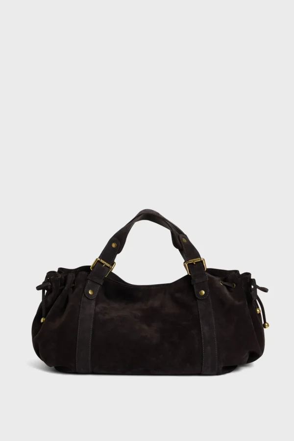 Sale Handbag in suede leather - 24H The Iconic 24H | Handbag