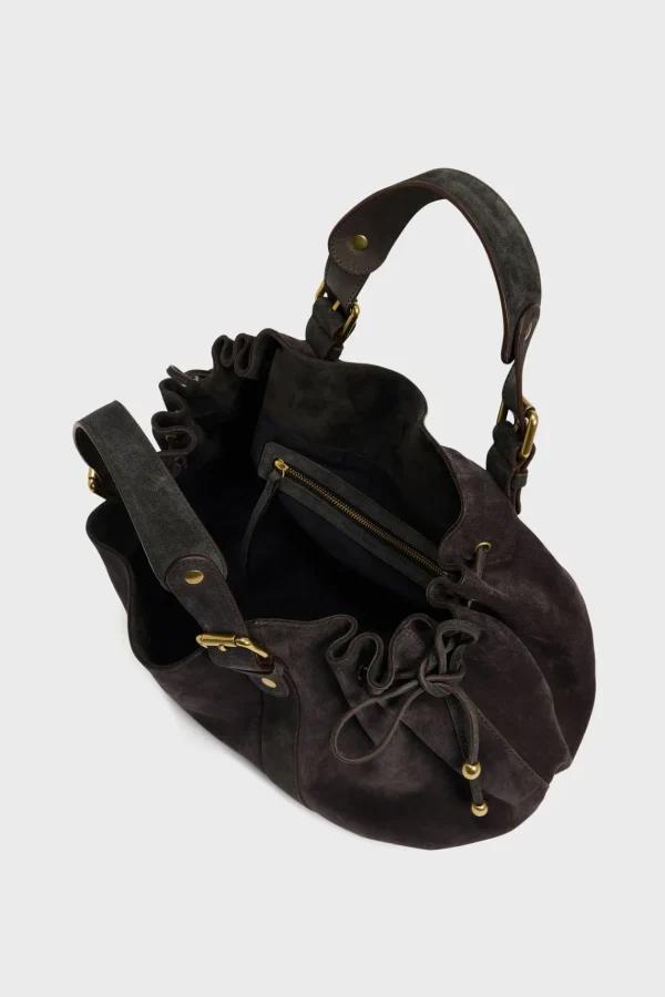 Sale Handbag in suede leather - 24H The Iconic 24H | Handbag