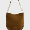 Flash Sale Hobo bag in "])self.__next_f.push([1,"suede leather - LE CHARLOTTE Handbag | Shoulder Bags