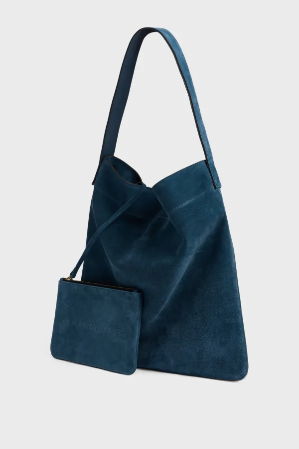 Best Sale Hobo bag in suede leather - LADY Handbag