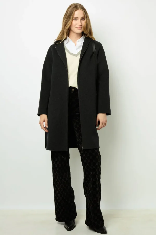 Discount Hooded wool coat - LANDIE Coats