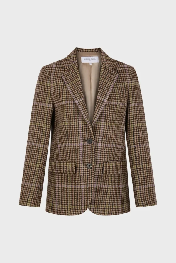 Clearance Houndstooth blazer - MISTI Jackets