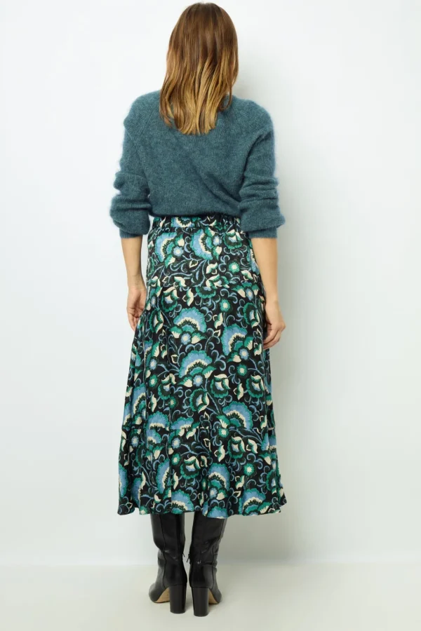 Cheap Jacquard print midi skirt - CATHERINA Skirts