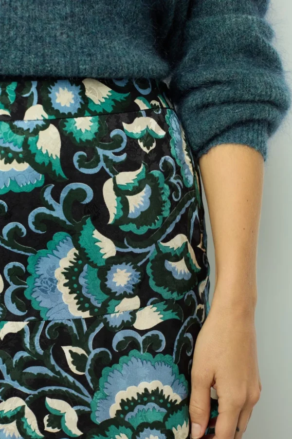 Cheap Jacquard print midi skirt - CATHERINA Skirts