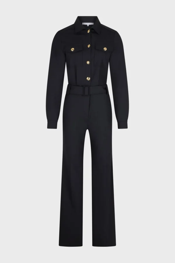 Cheap Jumpsuit with shirt collar - NELLA Trousers