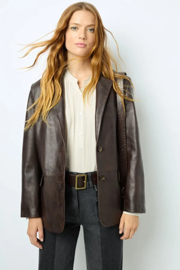 Best Lamb leather blazer - BEA Leather & Pelts