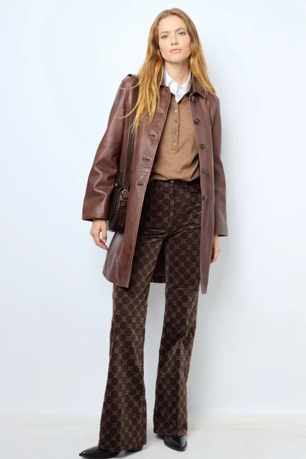 Fashion Lamb leather coat - LAYANE Leather & Pelts