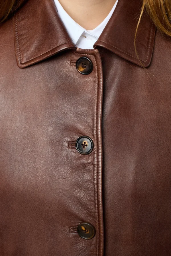 Fashion Lamb leather coat - LAYANE Leather & Pelts