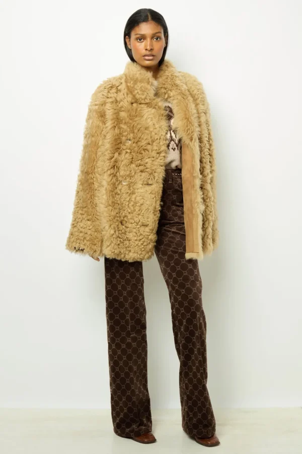 Hot Lamb wool short coat - LIOUBA Leather & Pelts