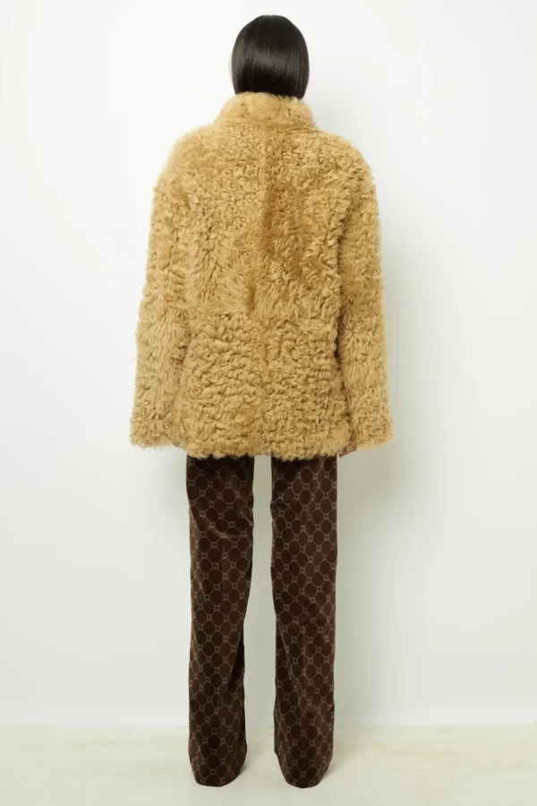 Hot Lamb wool short coat - LIOUBA Leather & Pelts