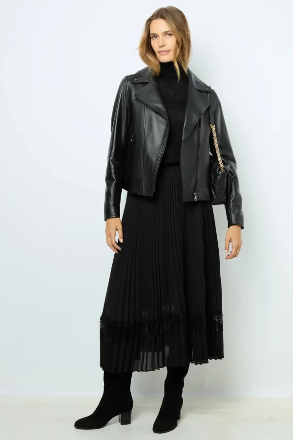 Discount Leather perfecto jacket - NADEGE Leather & Pelts