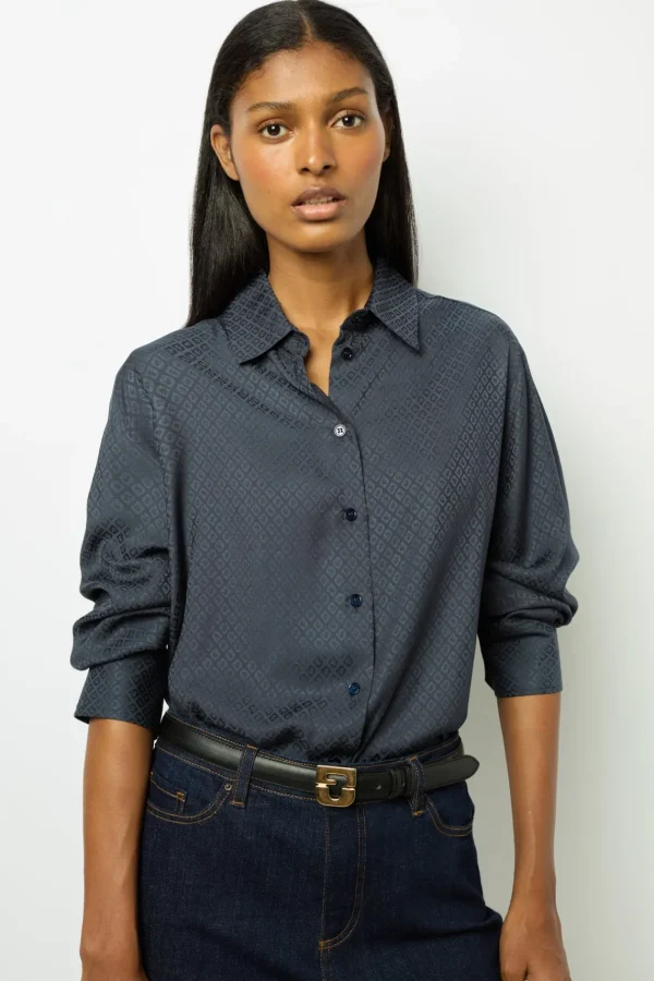 Best Sale Leather signature belt - LE LAUREN Shirts & Blouses