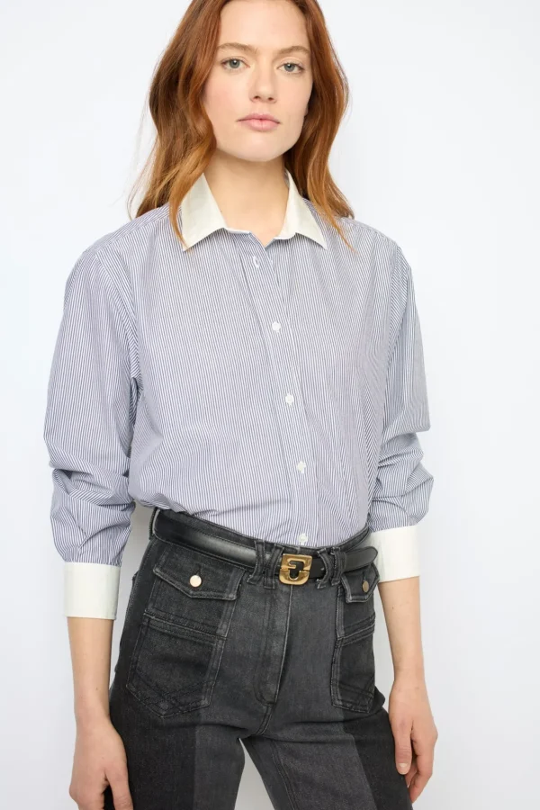 New Leather signature belt - LE LAUREN Shirts & Blouses