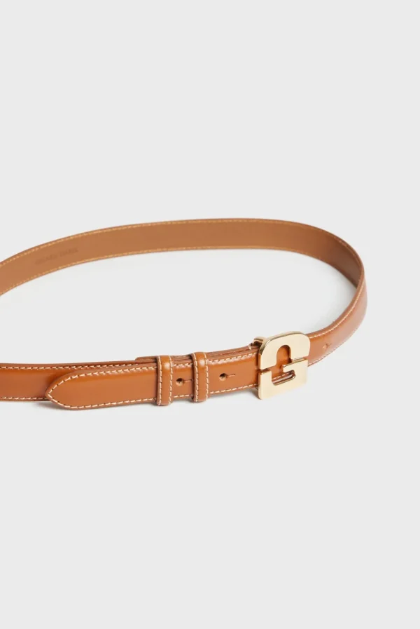 Clearance Leather signature belt - LE LAUREN Belts