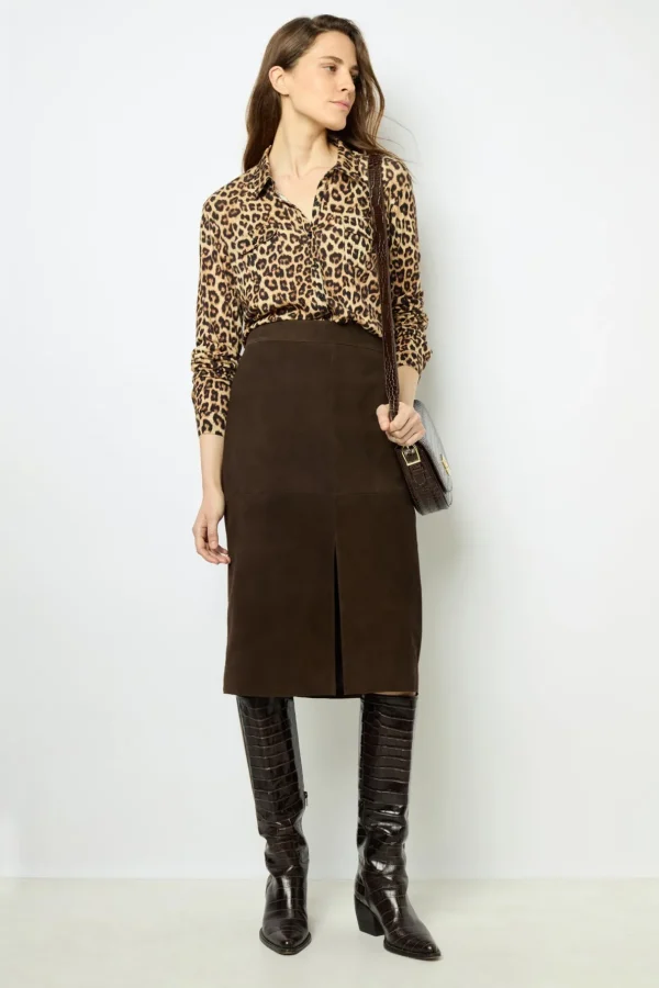 Online Leopard print shirt - ANNELAURE Tops & T-Shirts