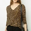 Cheap Leopard print wool sweater - JINENE Knitwear