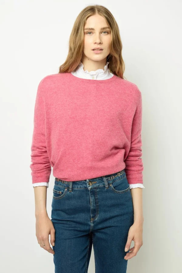 Online Loose cashmere round neck sweater - JAZMINE Knitwear
