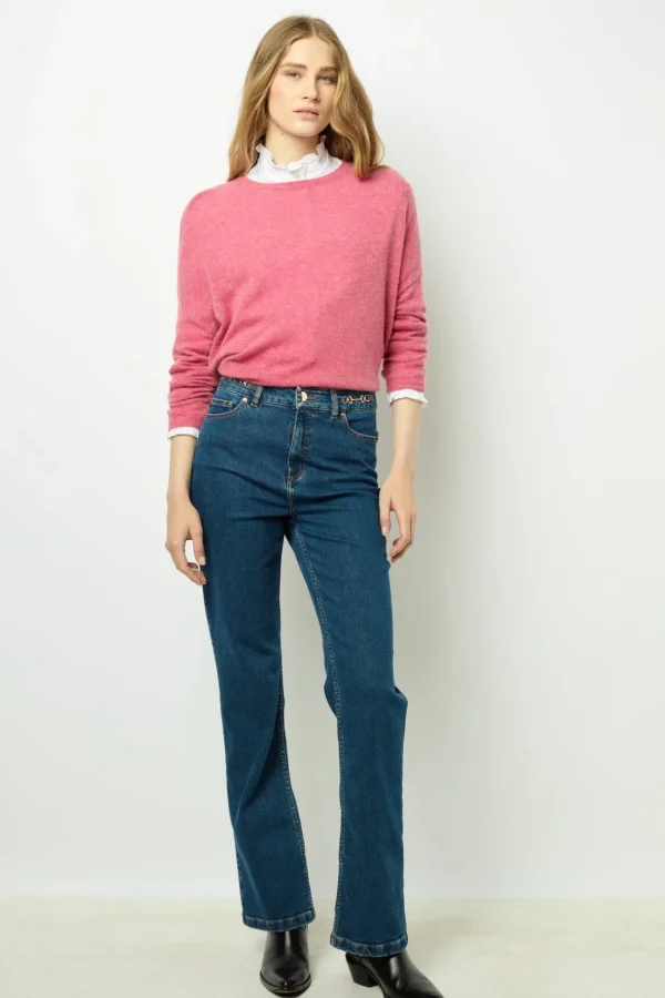 Online Loose cashmere round neck sweater - JAZMINE Knitwear