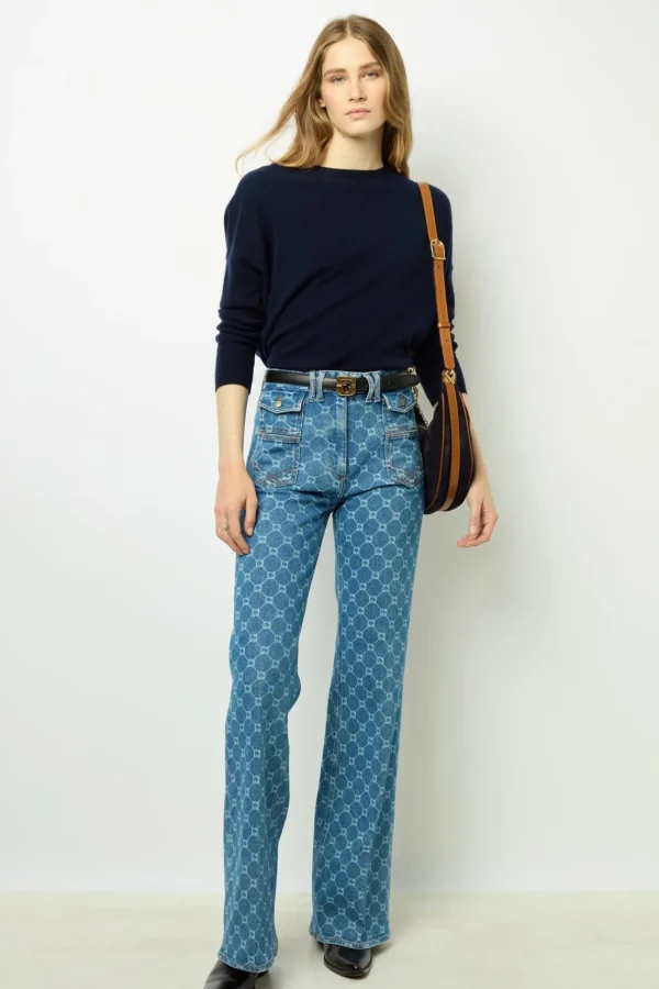 Fashion Loose cashmere round neck sweater - JAZMINE Knitwear