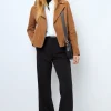 Best MAUD - Velvet leather biker jacket Leather & Pelts