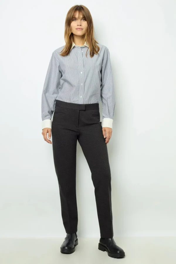 Hot Micro houndstooth 7/8 pants - NOLA Trousers