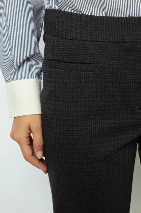 Hot Micro houndstooth 7/8 pants - NOLA Trousers