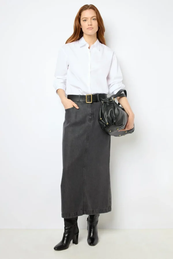 Discount Midi denim skirt - CYBELIA Skirts
