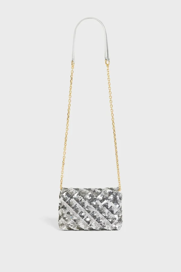 Outlet Mini crossbody bag in sequin - LE MINI FANNY The Fanny Bag | Shoulder Bags