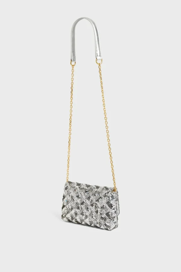 Outlet Mini crossbody bag in sequin - LE MINI FANNY The Fanny Bag | Shoulder Bags