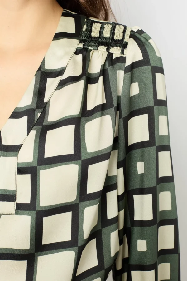 Best Sale Mini dress with geometric print - SASKIA Dresses