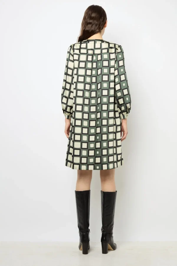 Best Sale Mini dress with geometric print - SASKIA Dresses